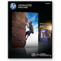 HP Q8696A Advanced Fotopapier hochglänzend, 25 Blatt, 13 x 18 cm, 250 g/qm von HP