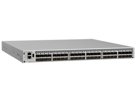HP SN6000B Netzwerkschalter (48, 48, 1U, Silber, 438 x 443 x 43 mm, Wired, Gigabit Ethernet) von HP