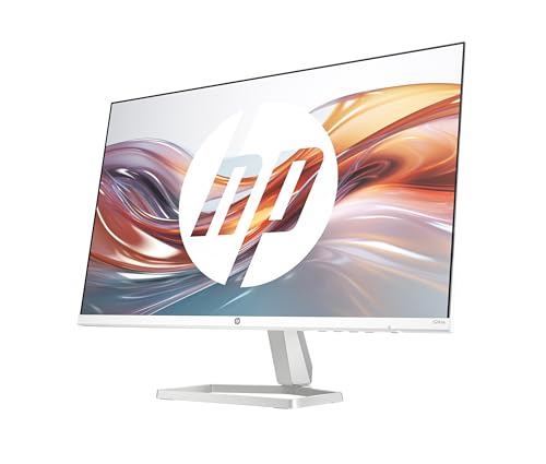 HP Series 5 524sa FHD IPS Monitor mit Lautsprechern | 60,5 cm (23,8 Zoll) | 100Hz | 16:9 | 1500:1 Kontrast | 99% sRGB | HDMI 1.4 | VGA | Entspiegelt | Neigung -5°+25° | Nachhaltig produziert | Weiß von HP