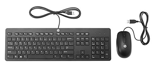 HP Slim Keyboard & Mouse - **New Retail**, T6T83AA#ABB (**New Retail** USB Cable - E) von HP