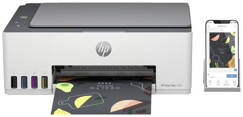 HP Smart Tank 5105 Farb Tintenstrahl Multifunktionsdrucker A4 Bluetooth®, Tintentank-System, WLAN von HP