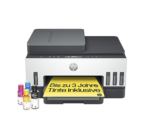 HP Smart Tank 7305 3-in-1 Multifunktionsdrucker (WLAN; Duplex; ADF) – 3 Jahre Tinte inklusive, 3 Jahre Garantie, großer Tintentank, hohe Reichweite, Drucken in hoher Qualität von HP