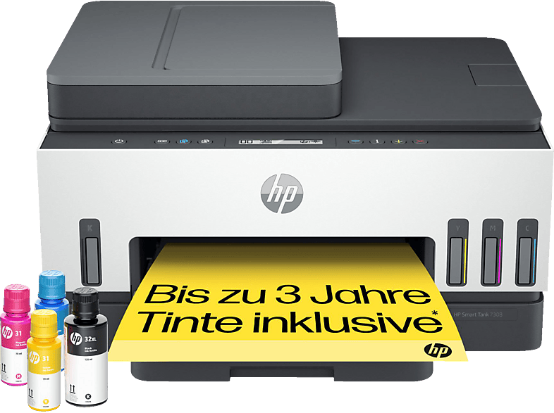 HP Smart Tank 7308 All-in-One Tintentank Multifunktionsdrucker WLAN Netzwerkfähig von HP