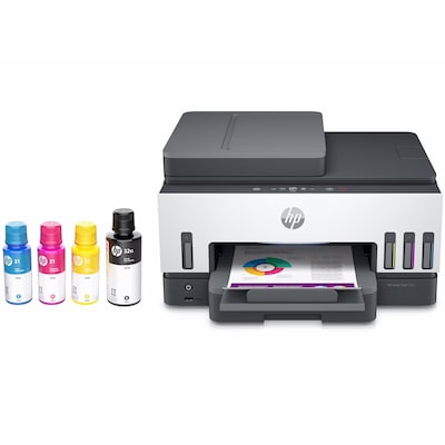 HP Smart Tank 7605 Multifunktionsdrucker Scanner Kopierer Fax WLAN von HP