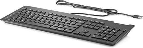 HP Smartcard-Tastatur Englisches Layout, Schwarz von HP