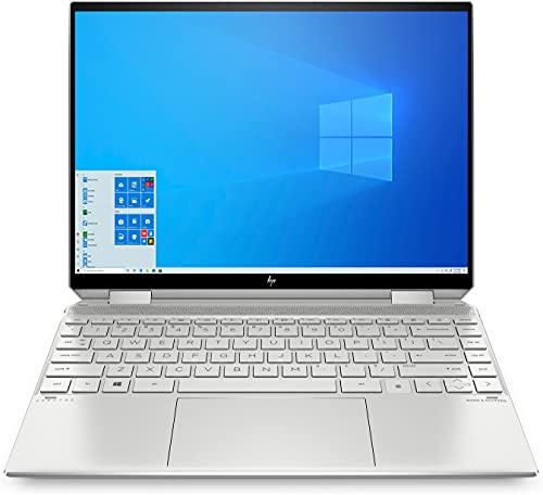 HP Spectre x360 2in1 Laptop | 13,5" WUXGA+ IPS Touchscreen | Intel Core i7-1165G7 (Intel EVO) | 16GB RAM | 512GB SSD | Intel Iris Xe | Win 11 | QWERTZ | Silber |inkl. Pen, USB-C Hub & Lederhülle von HP