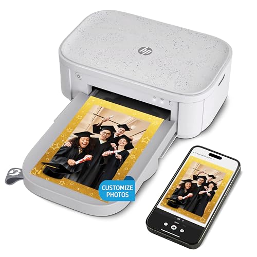 HP Sprocket Studio Plus 4x6" Wireless Instant Fotodrucker – Wi-Fi, Premium Sublimation, Kompakt - Druckt lebendige Farbfotos von iOS- & Android-Geräten - Bearbeitungs-App für kreative Bilder HP Sprocket Studio Plus 4x6" Wireless Instant Fotodrucker – Wi-Fi, Premium Sublimation, Kompakt - Druckt lebendige Farbfotos von iOS- & Android-Geräten - Bearbeitungs-App für kreative Bilder von HP