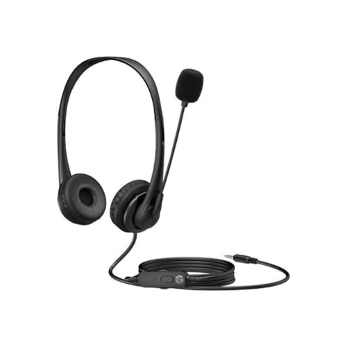 HP Stereo-Headset (3,5 mm) G2 | 1,8 m Kabellänge | 88 g | Schwarz von HP