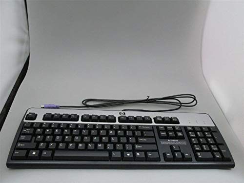 HP - Tastatur schwarz & silber PS/2 - KB-0316 von HP