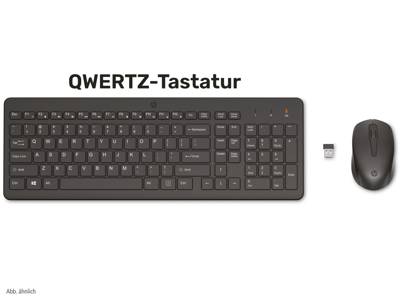 HP Tastatur- und Maus-Set 330, Wireless QWERTZ-Variante von HP