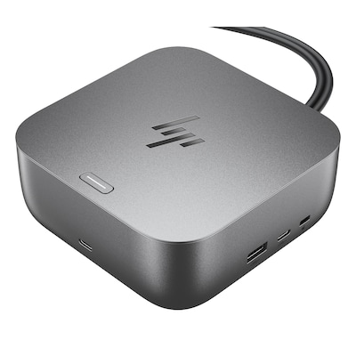 HP Thunderbolt 4 Ultra G6 Docking 280W | 3x USB-C (10Gbit/s), 2x USB-A (5Gbit/s), 3x USB-A (10Gbit/s), 1x HDMI 2.1, 2x DP 1.4, RJ-45 (2,5 GbE) von HP