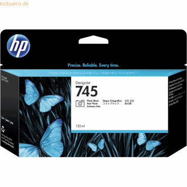 HP Tintendruckkopf HP 745 Photo schwarz von HP
