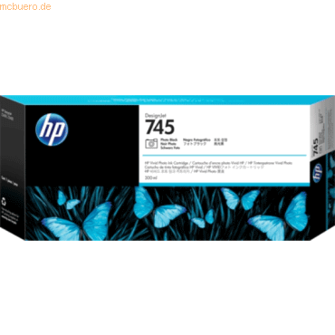HP Tintendruckkopf HP 745 Photo schwarz von HP