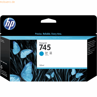 HP Tintendruckkopf HP 745 cyan von HP