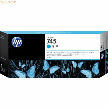 HP Tintendruckkopf HP 745 cyan von HP