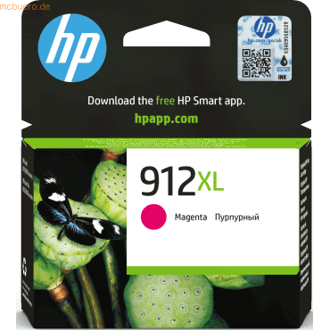 HP Tintenpatrone HP 3YL82AE 912XL magenta von HP