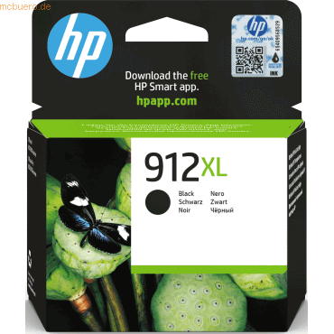 HP Tintenpatrone HP 3YL84AE 912XL black von HP