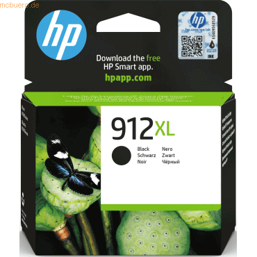 HP Tintenpatrone HP 3YL84AE 912XL black HP Tintenpatrone HP 3YL84AE 912XL black von HP
