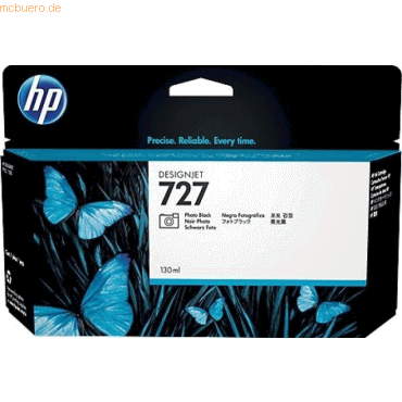 HP Tintenpatrone HP 727 schwarz matt von HP