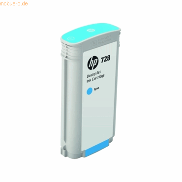HP Tintenpatrone HP 728 cyan HP Tintenpatrone HP 728 cyan von HP