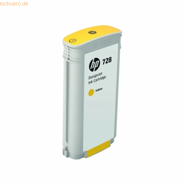 HP Tintenpatrone HP 728 gelb von HP