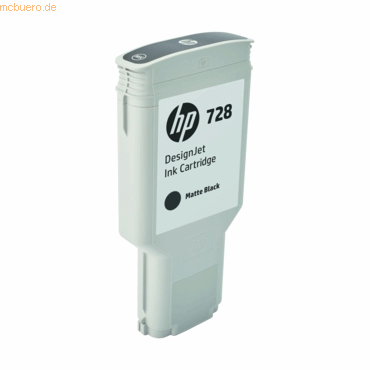 HP Tintenpatrone HP 728 schwarz matt HP Tintenpatrone HP 728 schwarz matt von HP