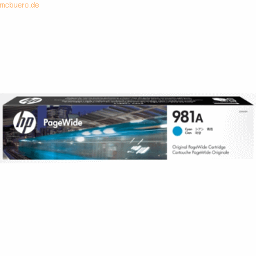 HP Tintenpatrone HP 981A cyan von HP