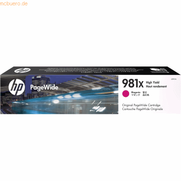 HP Tintenpatrone HP 981X magenta von HP
