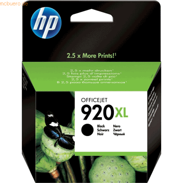 HP Tintenpatrone HP CD975AE 920XL schwarz HP Tintenpatrone HP CD975AE 920XL schwarz von HP