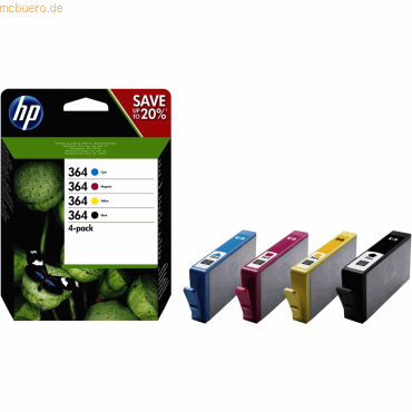 HP Tintenpatrone HP Nr. 364 N9J73AE Value Pack HP Tintenpatrone HP Nr. 364 N9J73AE Value Pack von HP