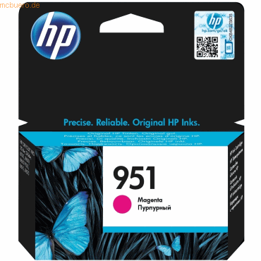 HP Tintenpatrone HP Nr. 951 CN051AE magenta von HP