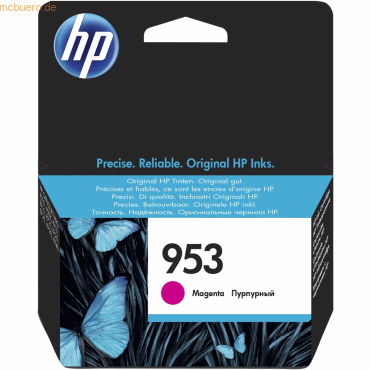 HP Tintenpatrone HP Nr. 953 F6U13AE magenta HP Tintenpatrone HP Nr. 953 F6U13AE magenta von HP