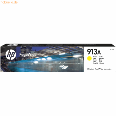 HP Tintenpatrone Original HP 913A PageWide gelb von HP