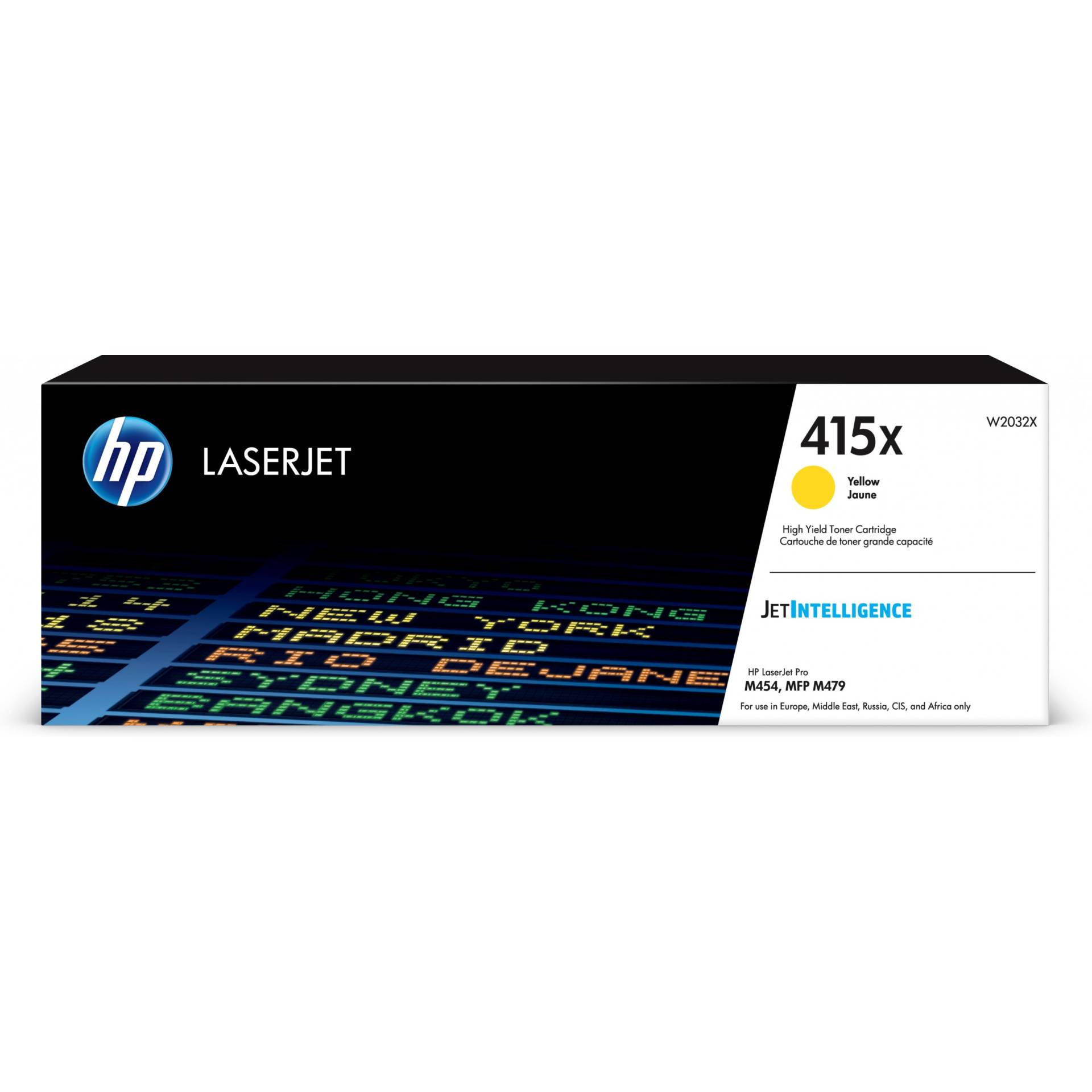 HP 415X High Yield Yellow Original LaserJet toner cartridge HP 415X High Yield Yellow Original LaserJet toner cartridge von HP
