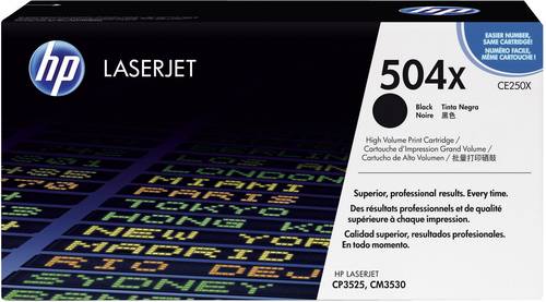 HP Toner 504X Original Schwarz 10500 Seiten CE250X HP Toner 504X Original Schwarz 10500 Seiten CE250X von HP