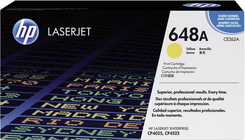 HP Toner 648A Original Gelb 11000 Seiten CE262A HP Toner 648A Original Gelb 11000 Seiten CE262A von HP