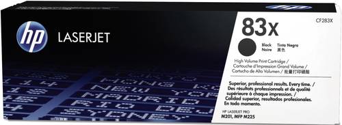 HP Toner 83X Original Schwarz 2200 Seiten CF283X HP Toner 83X Original Schwarz 2200 Seiten CF283X von HP