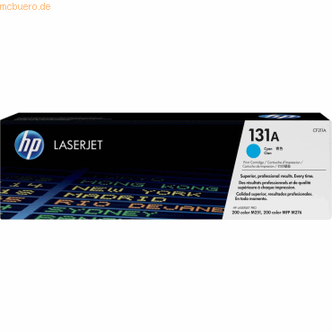 HP Toner HP 131A LaserJet CF211A cyan von HP