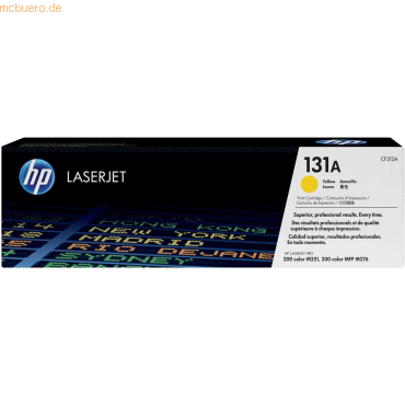 HP Toner HP 131A LaserJet CF212A gelb HP Toner HP 131A LaserJet CF212A gelb von HP