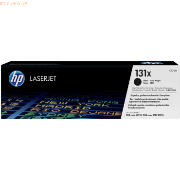 HP Toner HP 131X LaserJet CF210X schwarz von HP