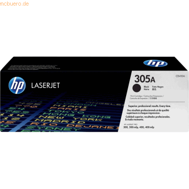 HP Toner HP 305A CE410A schwarz von HP