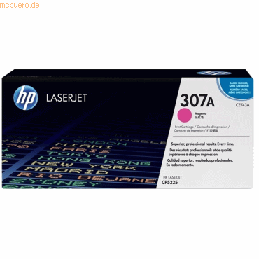 HP Toner HP 307A CE743A magenta HP Toner HP 307A CE743A magenta von HP