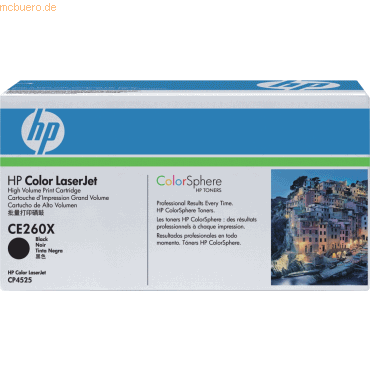 HP Toner HP 649X CE260X schwarz HP Toner HP 649X CE260X schwarz von HP