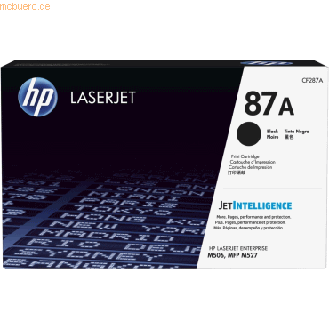 HP Toner HP 87A CF287A schwarz HP Toner HP 87A CF287A schwarz von HP