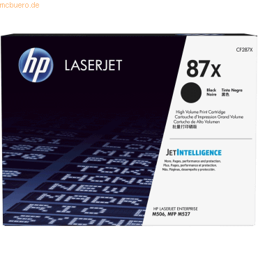 HP Toner HP 87X CF287X schwarz HP Toner HP 87X CF287X schwarz von HP