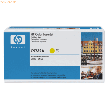 HP Toner HP C9732A gelb von HP