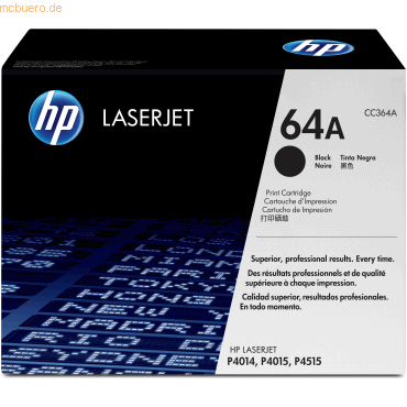 HP Toner HP CC364A schwarz HP Toner HP CC364A schwarz von HP
