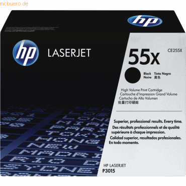 HP Toner HP CE255X schwarz von HP