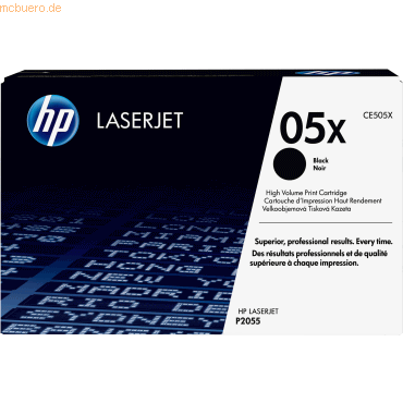 HP Toner HP CE505X schwarz von HP