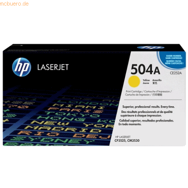 HP Toner HP Color LaserJet CE252A gelb HP Toner HP Color LaserJet CE252A gelb von HP